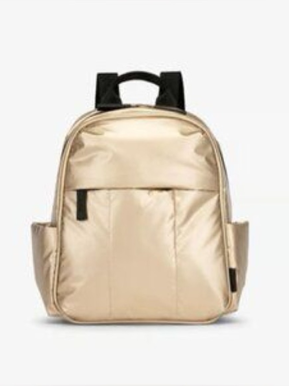 Calpak Mini Luka Travel Backpack in Metallic Gold